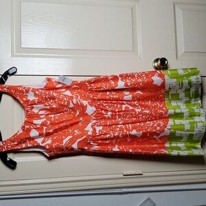 Trina turk silk dress size 6